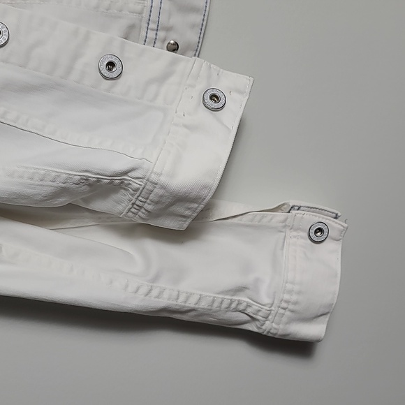 AG ADRIANO GOLDSCHMIED The Robyn White Jean Jacket Size XSmall - Picture 7 of 16